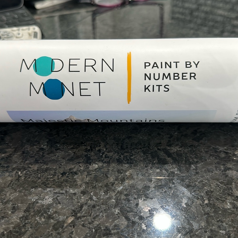 Modern Monet Paint by Numbers Kit - Majestic Mountains